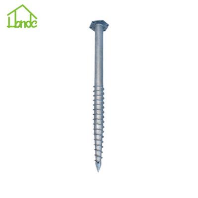 China Steel Heavy Duty Earth Screw Anchor Base for sale