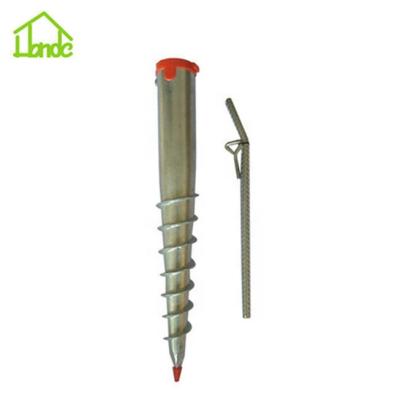 China Umbrellas Ground Ground Screw For Flagpole And Mast for sale