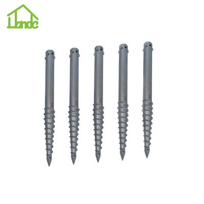 China Ground Solar Panel Screw Anchor For Fixing Poles for sale