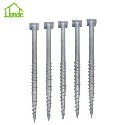 China Solar Power System Led Street Light Ground Bolt Screws For Flagpole And Mast for sale