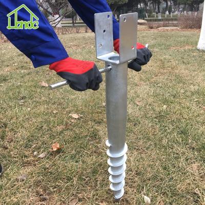 China Solar Power System No Earth Digger Screw With U Type Using Platform for sale