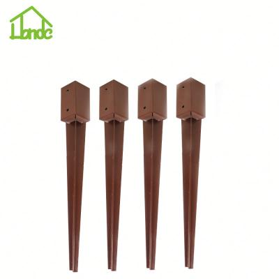 China Solar Power System Wooden Fence Ground Screw Post Anchor For Wood Anchor Bolt for sale