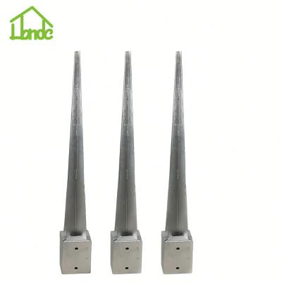 China Galvanized Solar Power System Stirrup Fence Post Anchors Base Anchor Bolt for sale