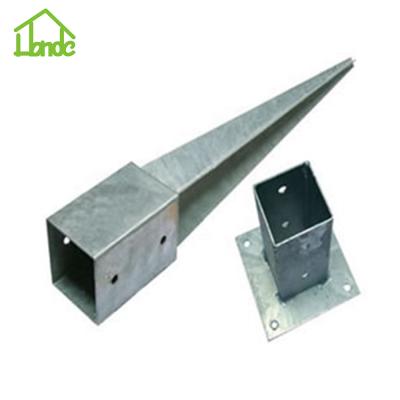 China It fits on 68*1200 installl ground screws and smaller hot dipped galvanized post anchor for sale