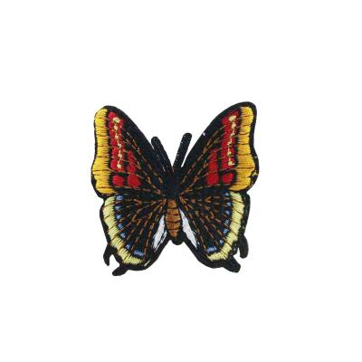 China Hot Sale 2D Bear Butterfly Animal Embroidery Patches Hot Popular Custom Embroidery Patch for sale