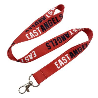 China Promotional Gifts ID Card Holders Sublimation Fashion Custom Printed Loose High Quality Printed Leather Woven Lanyard for sale