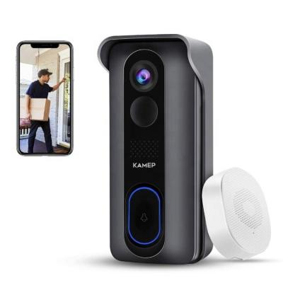 China New Arrival PIR Motion Detection Waterproof IP65 Security Smart Wireless Camera Wifi Video Doorbell for sale