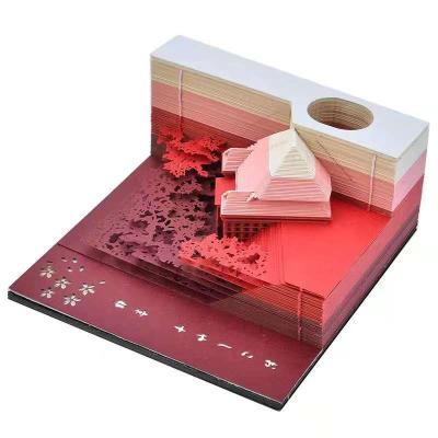 China China 3D Notebook Gifts Office Supplies Notebook Set Office Stationery Gift Decorative Memo Pad for sale