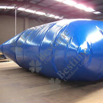 China Industry 500 000L flexible and reusable PVC water irrigation tank for sale