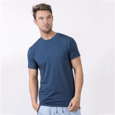 China QUICK DRY Custom Made Sporty Polyester Men's T-shirt Men's Bamboo T-shirt Shirts Bamboo Fabric for sale