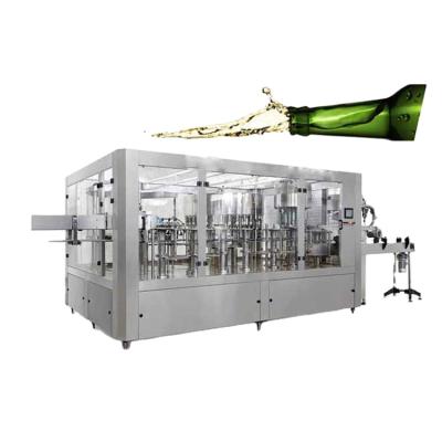 China High quality automatic 3 in 1 beverage sunflower oil filling into glass bottles machine for sale