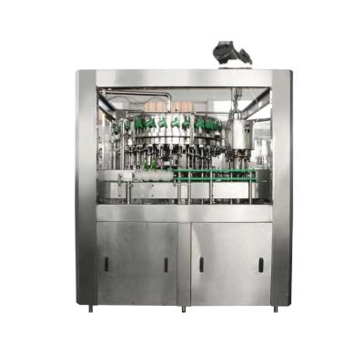 China Beverage Semi Automatic 3 in 1 Fruit Juice Glass Bottle Filling Machine for sale