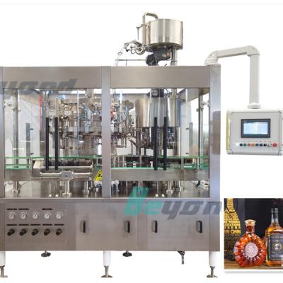 China Beverage Whiskey Rum Glass Bottle Soda Water Filling Machine for sale