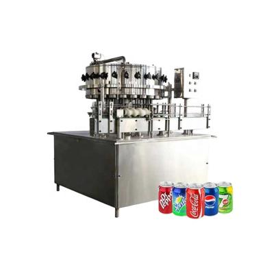 China 330ml Small Beverage Canning Machine 2500 Bph Carbonated Beverage For Aluminum Can Filling Line for sale