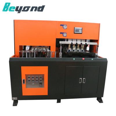 China Hot Semi Automatic Beverage Juice Beverage Fill 2 4 6 Pet Bottle Cavities Bottle Blowing Machines Price for sale