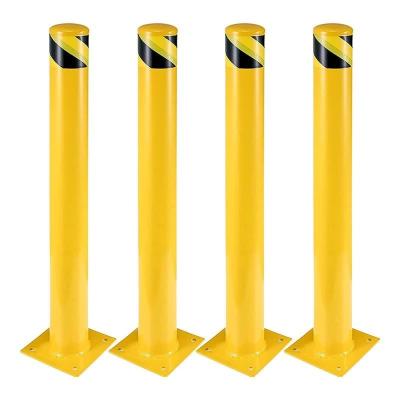 China Safety and Protection High Quality Factory Wholesales Powder Coated Metal Steel Safety Post Barrier Safety Bollard for sale