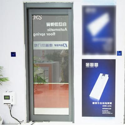 China Modern Hidden Floor Swing Design Electric Glass Door Spring Hidden Automatic Door Opener for sale