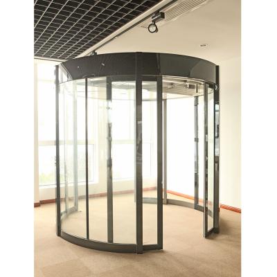 China Sliding Automatic Curved Glass Sliding Door Customized Size for sale