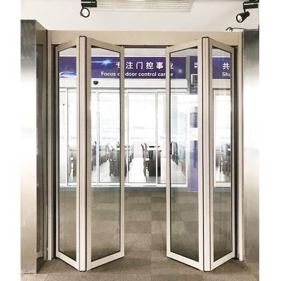 China Folding aluminum folding door for cafe shop interior z20 for sale