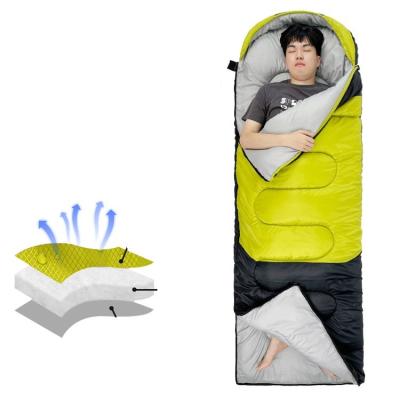 China Mummy T Sleeping Bags Oxford Warm Waterproof Portable Cloth Increasing Travel Camping Sleeping Bag for sale