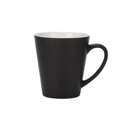 China Viable Blank 12oz Conical Sublimation Ceramic Coffee Mug For Changing Color for sale