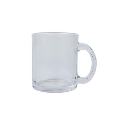 China Viable Custom 11oz Sublimation Glass Coffee Mug For Printing for sale