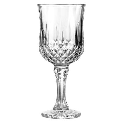 China Dishwasher Safe Custom Engraved Wine Glass Tumbler Wedding Glass With 230ml for sale