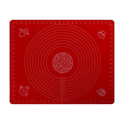 China New 2021 Sustainable Custom Silicone Kneading Mat Flat Kitchen Silicone Baking Mat for sale