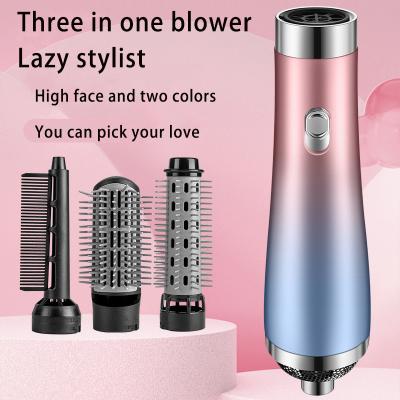 China Professional Ionic Hot Cold & Fluffy One-Step Hot Cold Shaper Comb Hair Dryer Brush Hair Dryer for sale