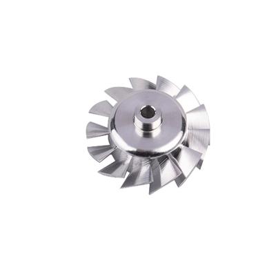 China 7075 Aluminum Machining Center Brushless Direct Custom CNC Blades Motor Factory Motor Wind High Speed ​​Impeller for sale