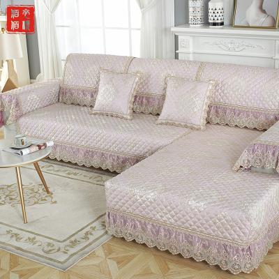 China Modern Household Decoration Protect Elastic Sofa Cover , Super Soft Stretch Material Sofa Cover Wholesale for sale