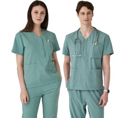 China Anti-Shrink Medical Clothing New Medical Scrubs Surgical Clinic Uniform Scrubs for sale