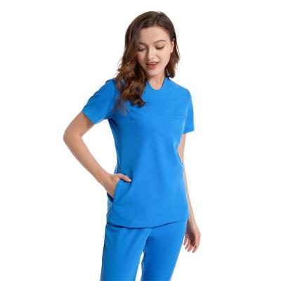 China Comfortable Factory Custom Athletic Nursing Scrub Uniforms Sets Joggers Spandex Medical Hospital Scrub Uniforms for sale