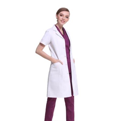 China Comfortable Fashionable Nurse White Dentist Uniform Designs for sale