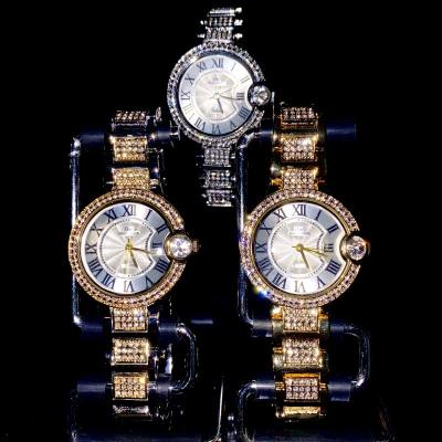 China White Sapphire Crystal Watch Glass Dome Doubles Date Band Original Brand Clon Top Automatic Ladies Classes For Women for sale