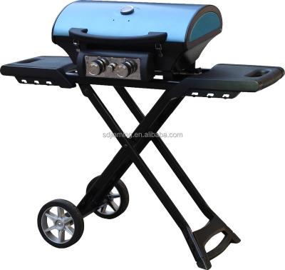 China Height Adjustable Gas Barbecue Grill for sale