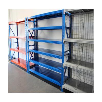 China Corrosion Protection China Factory Warehouse Steel Rack Solid Warehouse Rack Boltless Shelving for sale