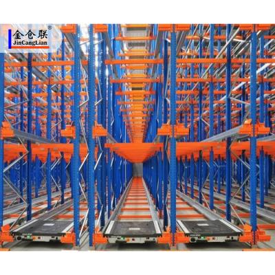 China Corrosion Protection Customized Iron Warehouse Shuttle Radio Racking System Q235-Cold Rolled Pallet Steel Drive-in Racking for sale