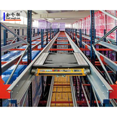 China Corrosion Protection E-commerce Warehouse Radio Shuttle Shelving System Shelves Pallet Racking for sale