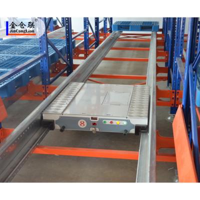 China Automatic Corrosion Protection System Radio Controlled Pallet Shuttle Rack Warehouse Shelves With Storage for sale