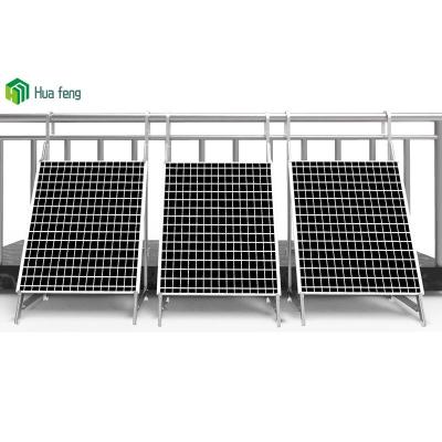 China Open Land Renewable Energy Balcony Structure Solar Panel Solar Installation In Balcony Structure Solar Panel Brackets Bolts for sale