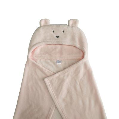 China Super Warm Cheap Prices Coral Fleece Sleeveless Sleeveless Newborn Baby Winter Newborn Blanket For Kids Cute Printing for sale