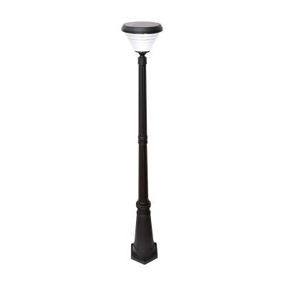 China Creative Black Outdoor Standing Garden Quality Ip65 Solarr Classic Outdoor Post Light for sale