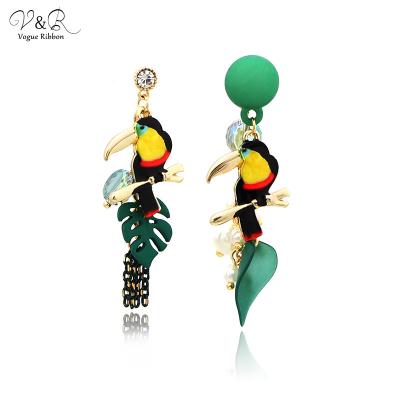 China FASHIONABLE Designer Earrings - animal bird drop earring - earring listing THFE-29269 for sale