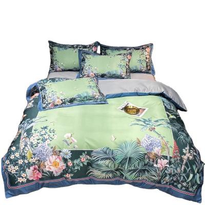 Κίνα Bancy New Style Silk Bed Sheet Set Bancy-T-113 Anti Dust Mite Silk Bedding Set προς πώληση