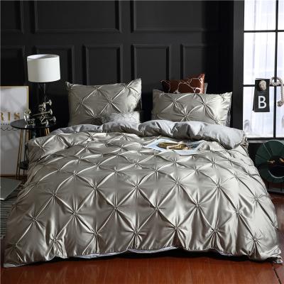 中国 Bulk Purchases Soft And Comfortable Washed Silk Three-Piece Bedding Set 販売のため