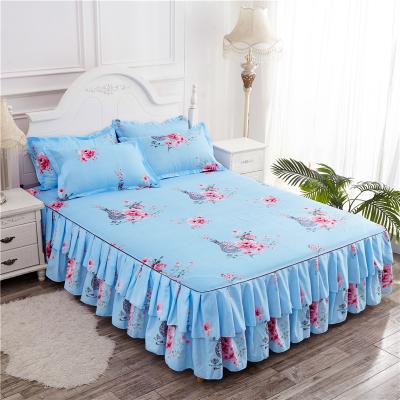 Κίνα Durable Hot Sales Wholesale Customized Design High Quality Lace Bed Cover Skirt προς πώληση