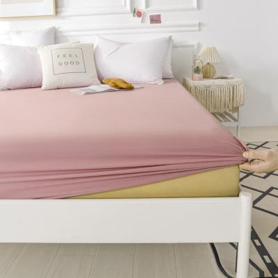 Κίνα Special Offer Soft Single Fitted Sheet Cotton Solid Color Fitted Sheet For Home/Hotel προς πώληση