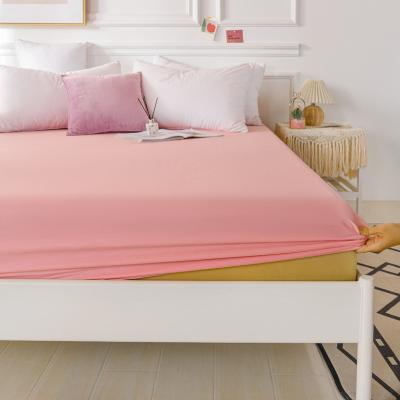 Κίνα Soft  100% Long Single Fitted Sheet Staple Cotton Solid Color Fitted Sheet For Home/Hotel προς πώληση