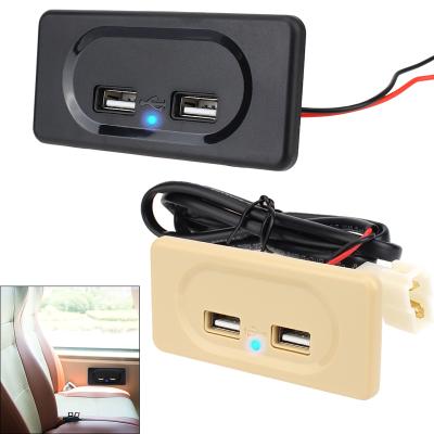 China UniversalÂ   New Product Waterproof DC 12v/24v Dual LED Car Charger 3.1a 4.8a USB Port Car Charger For Boat Bus Car for sale